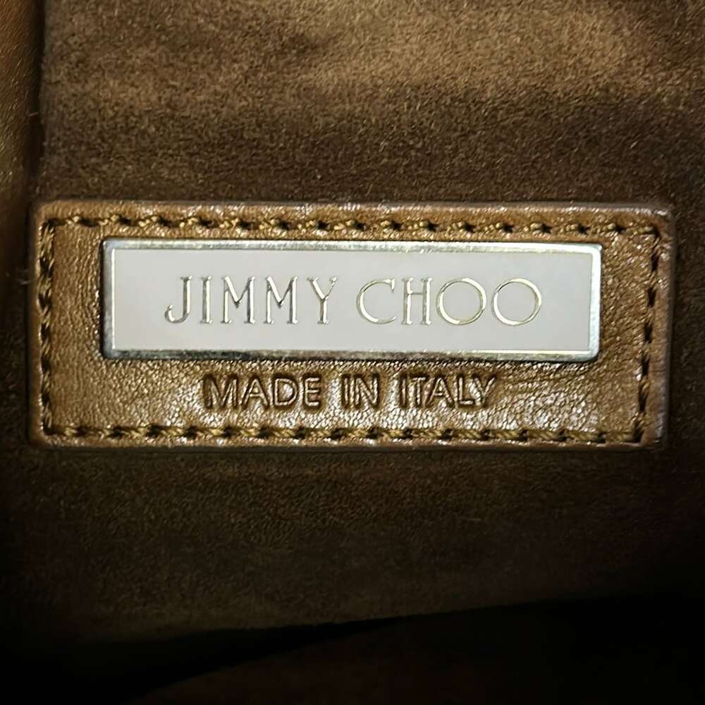Jimmy Choo Tote Bag Light Brown Leather Suede - Picture 8 of 16